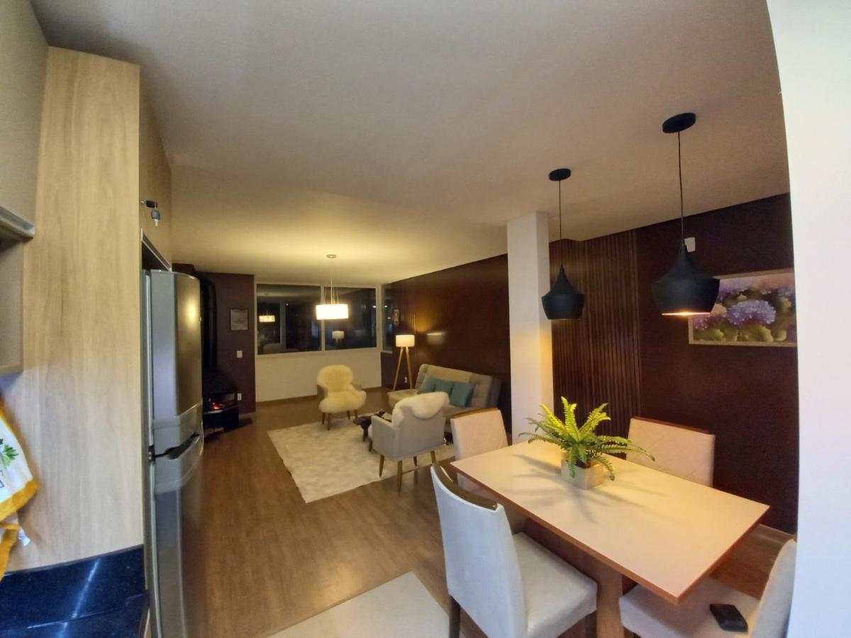 Gramado - Apartamento Aconchegante Com Lareira E Churrasqueira ภายนอก รูปภาพ