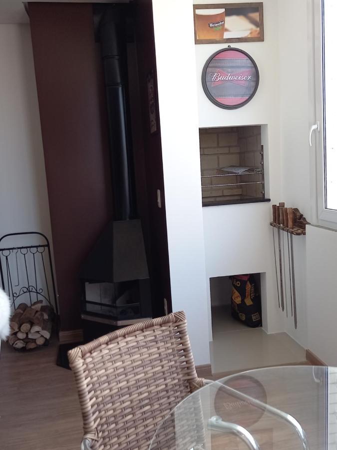 Gramado - Apartamento Aconchegante Com Lareira E Churrasqueira ภายนอก รูปภาพ